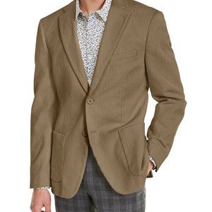 Bar III 38S Slim-Fit Corduroy Sport Coat Taupe Brown